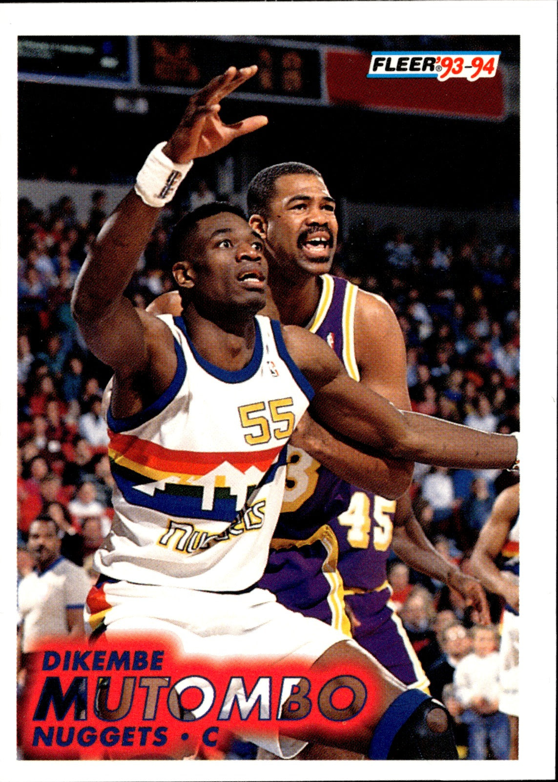 Dikembe Mutombo Base Fleer 54 NM0