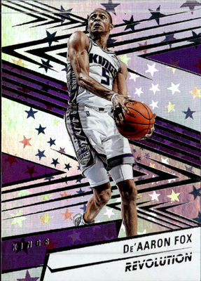 De'Aaron Fox Astro Panini Revolution   Astro 19 NM0