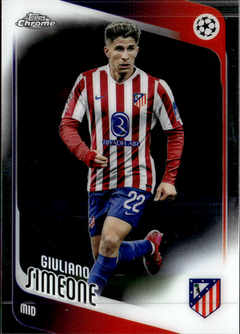 Giuliano Simeone Base Topps Chrome UEFA Club Competitions 100 NM0