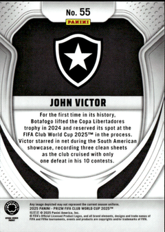 John Victor Base Panini Prizm FIFA Club World Cup 55 NM1