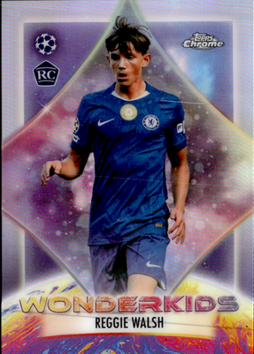 Reggie Walsh Wonderkids Topps Chrome UEFA Club Competitions    WK 17 NM0