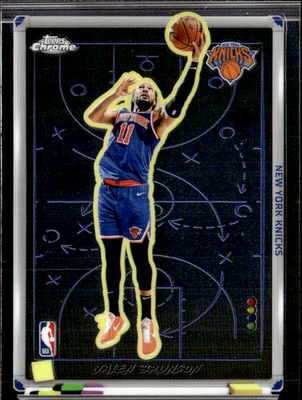 Jalen Brunson X's And Whoa's Topps Chrome   X's And Whoa's XW 2 NM0
