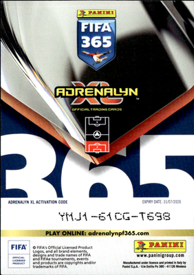 Matheus Reis Base Panini Adrenalyn XL FIFA 365 SPO5 NM1