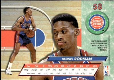 Dennis Rodman Base Ultra 58 LP1