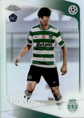 Eduardo Felicíssimo Refractor Topps Chrome UEFA Club Competitions    60 NM0