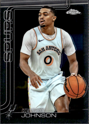 Keldon Johnson Base Topps Chrome 220 NM0