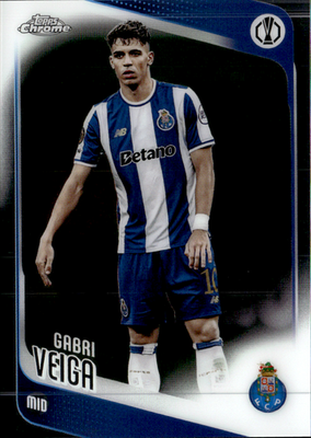 Gabri Veiga Base Topps Chrome UEFA Club Competitions 87 NM0