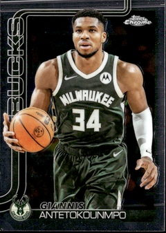 Giannis Antetokounmpo Base Topps Chrome 137 LP0