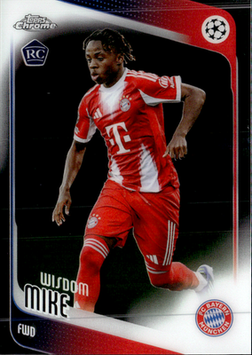 Wisdom Mike Base Topps Chrome UEFA Club Competitions 88 NM0