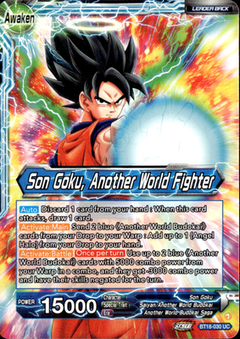 Son Goku // Son Goku, Another World Fighter Uncommon BT18 030 NM0
