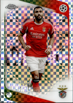 Vangelis Pavlidis Geometric Refractor Topps Chrome UEFA Club Competitions  34 NM0
