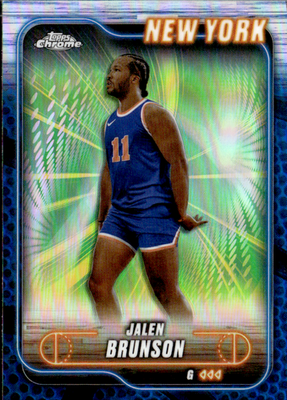 Jalen Brunson Base Topps Chrome 47 NM0