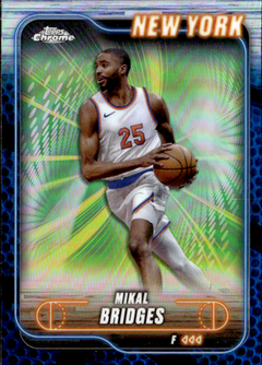 Mikal Bridges Base Topps Chrome 190 NM0