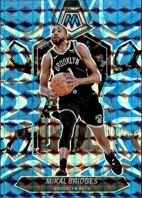 Mikal Bridges Reactive Blue Panini Mosaic   Reactive Blue 156 NM0