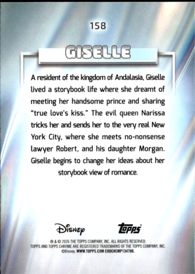 Giselle Base Topps Chrome Disney 158 NM1