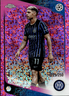 Luis Henrique Pink Mini Diamonds Topps Chrome UEFA Club    225/250 131 NM0
