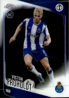 Victor Froholdt Base Topps Chrome UEFA Club Competitions 91 NM0