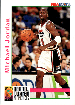 Michael Jordan Base Hoops 341 LP0