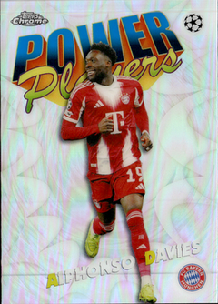 Alphonso Davies Power Players Topps Chrome UEFA Club Competitions   PP 19 NM0