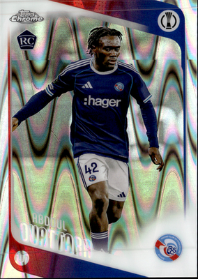 Abdoul Ouattara Raywave Refractor Topps Chrome UEFA Club Competitions   114 NM0