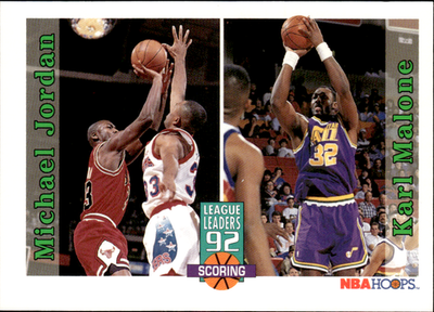 Michael Jordan / Karl Malone Base Hoops 320 LP0