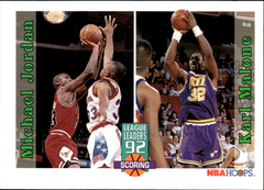 Michael Jordan / Karl Malone Base Hoops 320 LP0