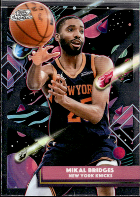 Mikal Bridges Topps Chrome Cosmic 80 NM0
