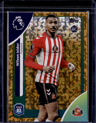 Wilson Isidor Gold Sparkle Topps Premier League   Gold Sparkle 40/50 357 NM0