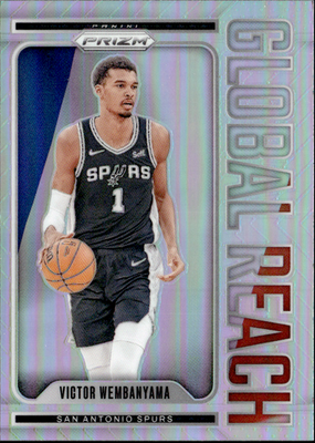 Victor Wembanyama Global Reach Prizms Silver Panini Prizm    9 NM0