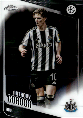 Anthony Gordon Base Topps Chrome UEFA Club Competitions 159 NM0