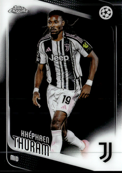 Khéphren Thuram Base Topps Chrome UEFA Club Competitions 71 NM0