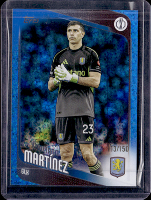 Emiliano Martínez 113/150 Topps UEFA Club Competitions   Blue Foil 75 NM0