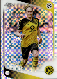 Julian Brandt Geometric Refractor Topps Chrome UEFA Club Competitions    81 NM0