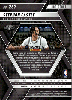 Stephon Castle Base Panini Mosaic 267 NM1