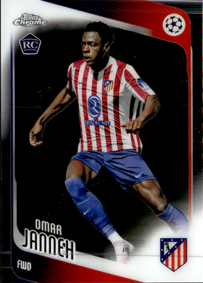 Omar Janneh Base Topps Chrome UEFA Club Competitions 137 NM0