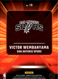 Victor Wembanyama Express Lane Donruss Optic   Express Lane 19 NM1