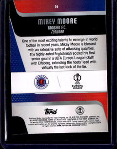Mikey Moore Yellow Inferno Holo Topps UEFA Club Competitions 103/299    56 NM1