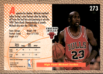 Michael Jordan Base Fleer 273 LP1