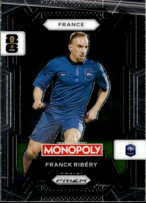 Franck Ribery Base Panini Prizm Monopoly FIFA World Cup 8 NM0