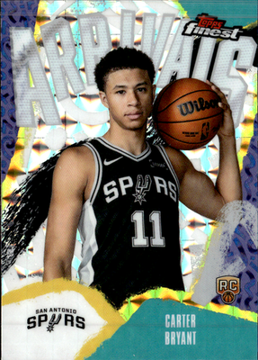 Carter Bryant Arrivals Refractor Finest   Arrivals Refractor A 14 NM0