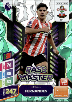 Mateus Fernandes Diamond Foil Blue Panini Adrenalyn   314 NM0