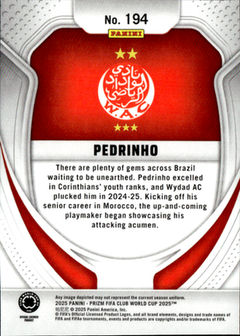 Pedrinho Base Panini Prizm FIFA Club World Cup 194 NM1