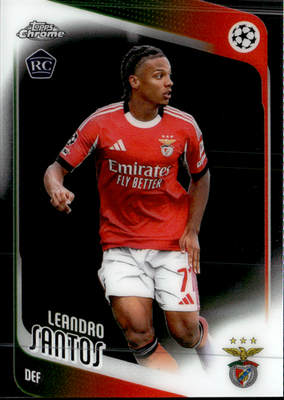 Leandro Santos Base Topps Chrome UEFA Club Competitions 160 NM0