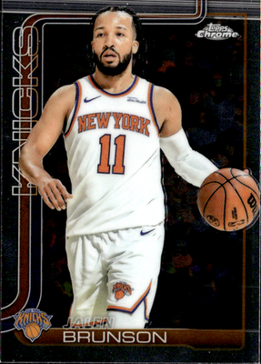 Jalen Brunson Base Topps Chrome 101 NM0
