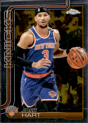 Josh Hart Base Topps Chrome 160 LP0