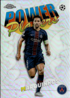 Marquinhos Topps Chrome UEFA Club Competitions   Power Players PP 28 NM0