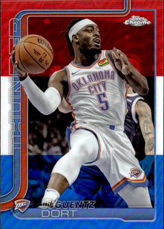 Luguentz Dort Red White and Blue Refractor Topps Chrome   177 LP0