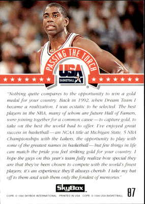 Magic Johnson USA Ultra   USA 5 LP1