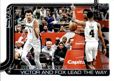 New Duo Excels!: Victor and Fox Lead The Way Base Topps 300 NM0