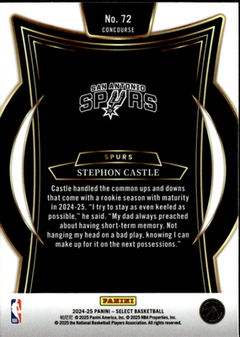 Stephon Castle Base Panini Select 72 NM1
